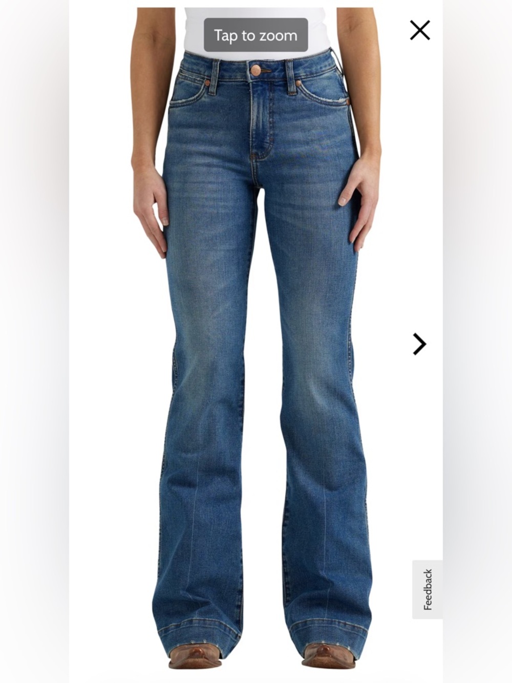 Wrangler Women's Blue Flare Jeans